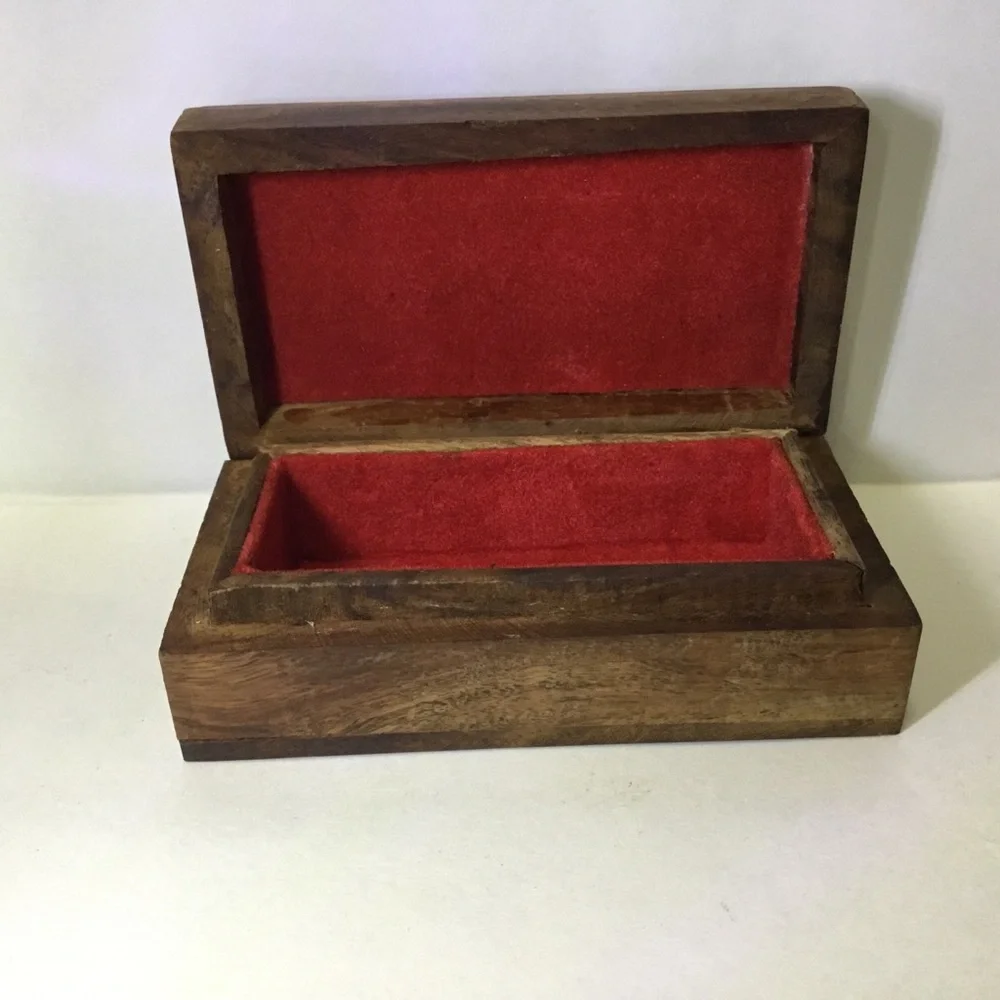 Wooden Decorative Trinket Box - Picture 7 of 10